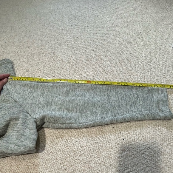 Lands End Heathered Green Cowl Neck Fleece Pullover Sweater Size X-Large 18 - Picture 8 of 10